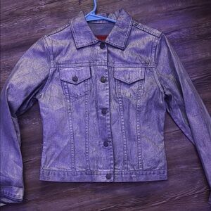 Women's Purple Denim Jacket